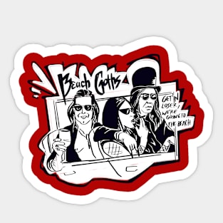 Beach Goths Sticker